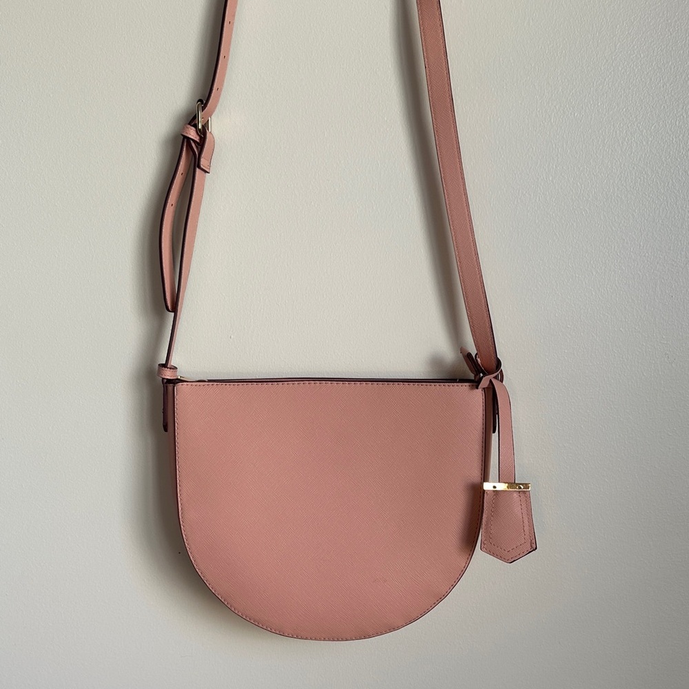 A New Day Target Blush Pink Crossbody Bag with Gold Hardware